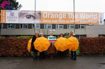 Orange the world als Zeichen gegen Gewalt an Frauen